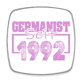 German studies scholar 1992 - Square fridge magnet - white - Front