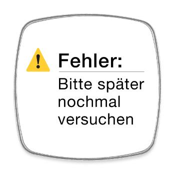 Fehler: Bitte noch einmal versuchen, Informatik - Viereckiger Kühlschrankmagnet - Weiß - Vorne
