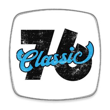 1976 50th Birthday - Square fridge magnet - white - Front