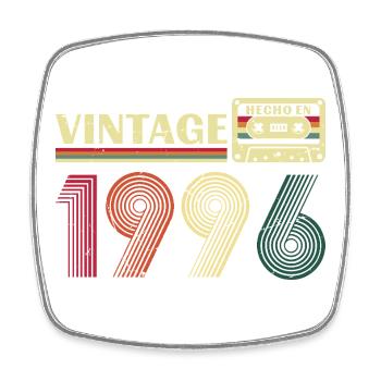 1996 Vintage Cadeau D'anniversaire Homme Femme - Magnet carré - blanc - Devant