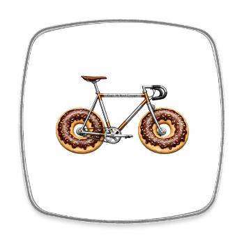 Eagle Mt Road Concept  - Square fridge magnet - white - Front