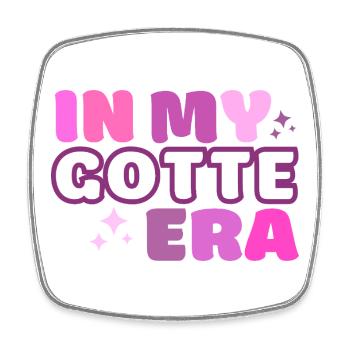 Design for the proud goddess, godmother, godmother - Square fridge magnet - white - Front