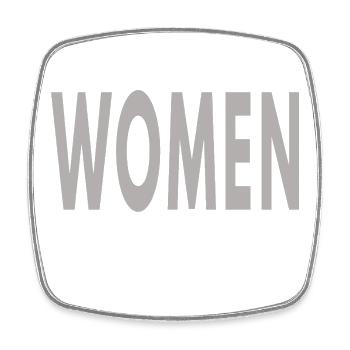 Étudiantes avocates à la Facultat de droit des femmes en droit - Magnet carré - blanc - Devant