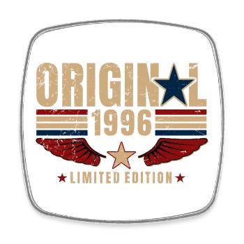 30th Birthday Gift Original Vintage 1996 - Square fridge magnet - white - Front