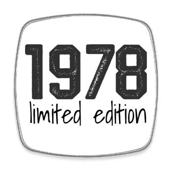 1978 Limited Edition Retro Geburtstag Jahrgang Des - Viereckiger Kühlschrankmagnet - Weiß - Vorne