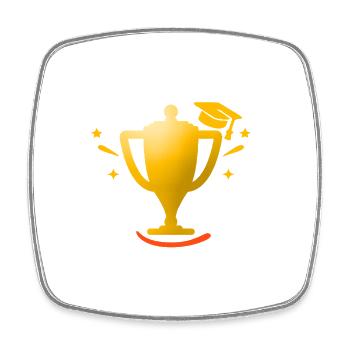 cup - Square fridge magnet - white - Front
