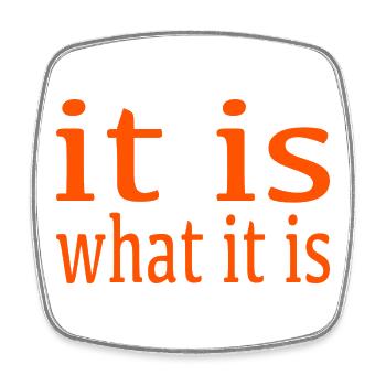 Pun, Irony, Saying - Square fridge magnet - white - Front