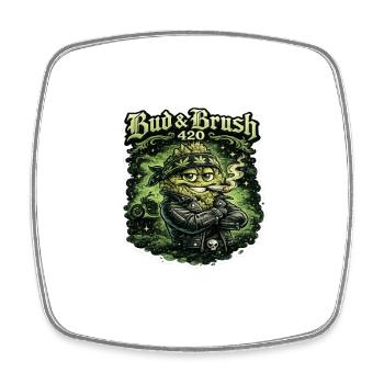 Rebels - Square fridge magnet - white - Front