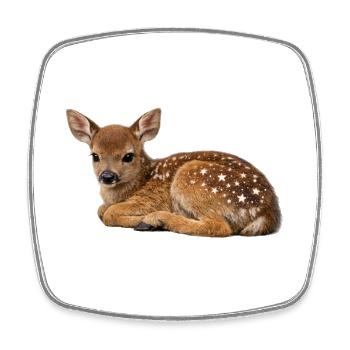 Starspots Fawn - Square fridge magnet - white - Front