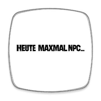 NPC - Viereckiger Kühlschrankmagnet - Weiß - Vorne
