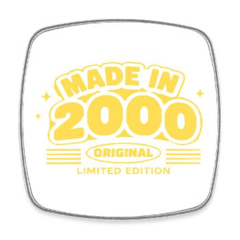 Fabriqué en 2000 Original Limited - Magnet carré - blanc - Devant