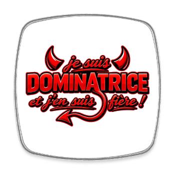 je_suis_dominatrice_2026 - Magnet carré - blanc - Devant