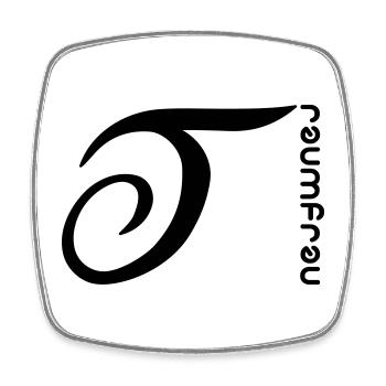 dreamgirl - Square fridge magnet - white - Front