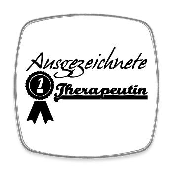 Ausgezeichnete Therapeutin Geschenk - Viereckiger Kühlschrankmagnet - Weiß - Vorne
