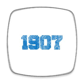 Paderborn 1907 - Magnet carré - blanc - Devant
