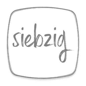 70 siebzig 70. Geburtstag Geschenk Geschenkidee - Viereckiger Kühlschrankmagnet - Weiß - Vorne