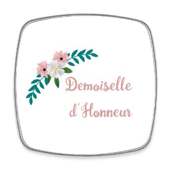 Bridesmaid - Bucolic Collection - Square fridge magnet - white - Front