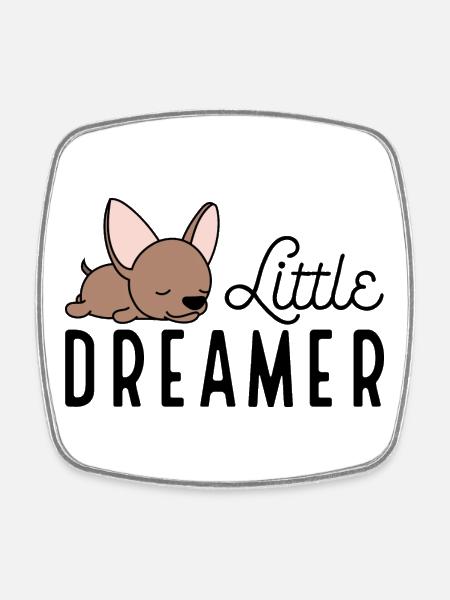 Chihuahua - Magnet carré - blanc