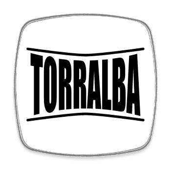t-shirt Torralba t-shirt Sardinia gift idea - Square fridge magnet - white - Front