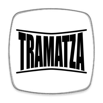 Tramatza t-shirt Sardinia gift idea - Square fridge magnet - white - Front