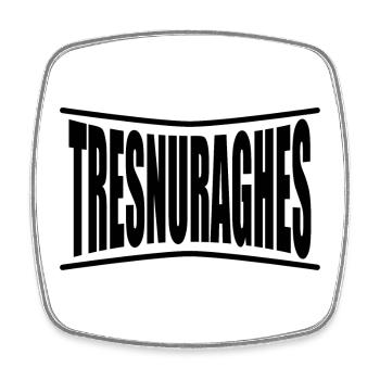 Tresnuraghes t-shirt Sardinia - Square fridge magnet - white - Front
