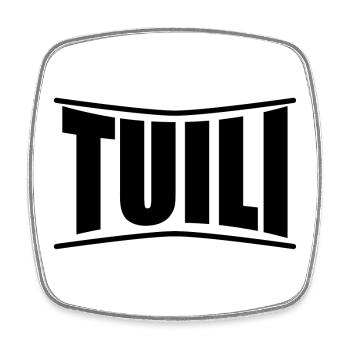 T-Shirt Tuili T-Shirt Sardinien Geschenkidee - Viereckiger Kühlschrankmagnet - Weiß - Vorne
