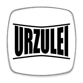 Urzulei t-shirt Sardinia gift idea - Square fridge magnet - white - Front