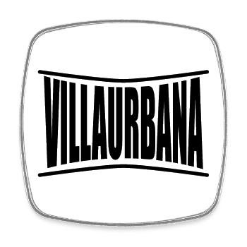 t-shirt Villaurbana t-shirt Sardinia gift idea - Square fridge magnet - white - Front