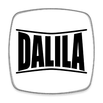 Idée cadeau t-shirt Dalila - Magnet carré - blanc - Devant