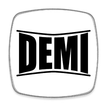 t-shirt Demi t-shirt idée cadeau - Magnet carré - blanc - Devant
