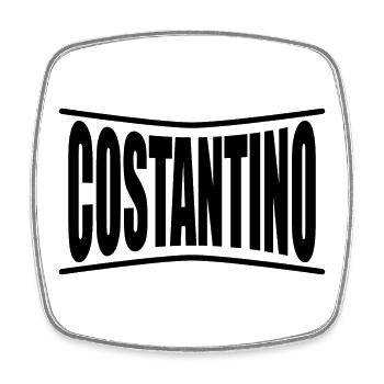 t-shirt Costantino t-shirt gift idea - Square fridge magnet - white - Front