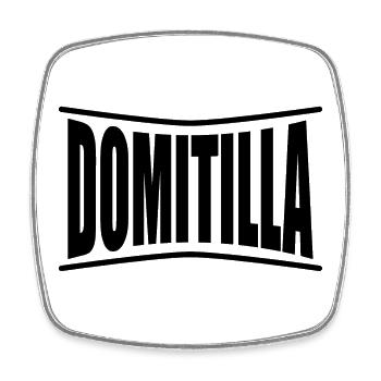 T-shirt Domitilla t-shirt idée cadeau - Magnet carré - blanc - Devant