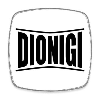 Idée cadeau t-shirt Dionigi - Magnet carré - blanc - Devant