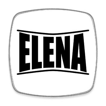 Elena t-shirt gift idea - Square fridge magnet - white - Front
