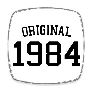 Original 1984 40e anniversaire hommes femmes 40 ans - Magnet carré - blanc - Devant