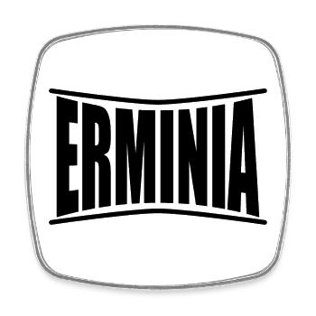 t-shirt Erminia t-shirt gift idea - Square fridge magnet - white - Front