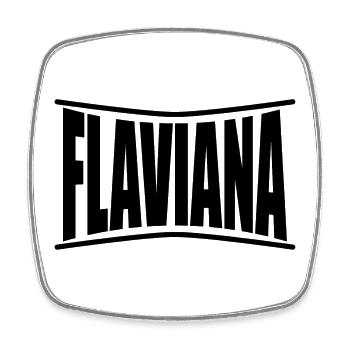 t-shirt Flaviana t-shirt gift idea - Square fridge magnet - white - Front
