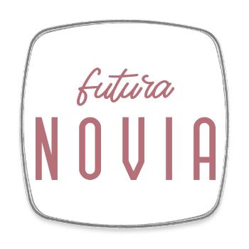 Futura Novia Engagement Bridal Shower Wedding - Square fridge magnet - white - Front