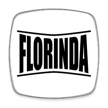 t-shirt Florinda t-shirt gift idea - Square fridge magnet - white - Front