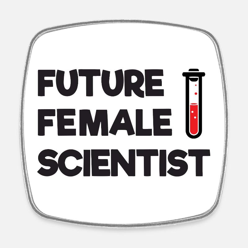 Futures femmes scientifiques - Magnet carré - blanc