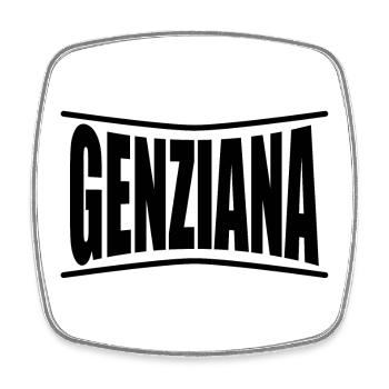 t-shirt Genziana t-shirt gift idea - Square fridge magnet - white - Front
