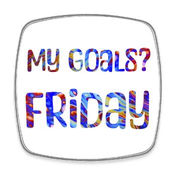 My Goals? Friday - My goal? Friday - Square fridge magnet - white - Front