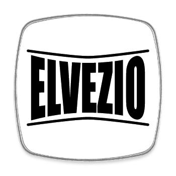 t-shirt Elvezio t-shirt idée cadeau - Magnet carré - blanc - Devant
