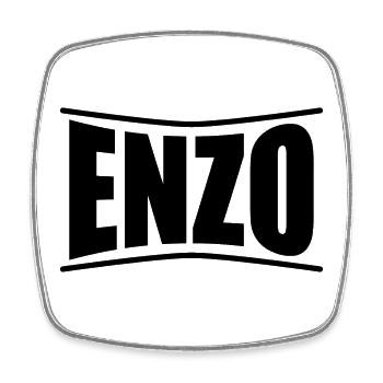 t-shirt Enzo idée cadeau t-shirt - Magnet carré - blanc - Devant