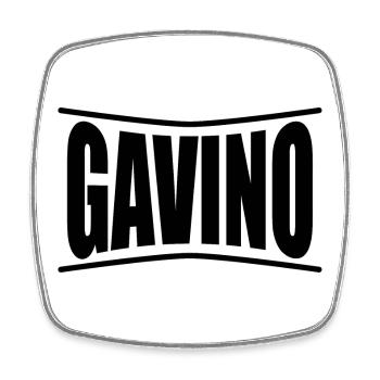 Gavino t-shirt t-shirt gift idea - Square fridge magnet - white - Front