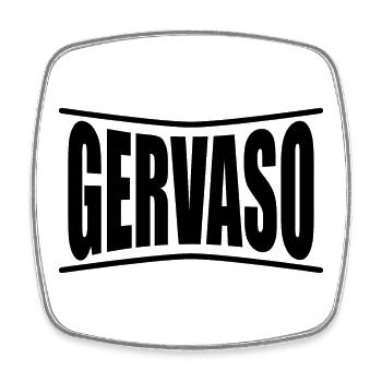 t-shirt Gervaso t-shirt gift idea - Square fridge magnet - white - Front