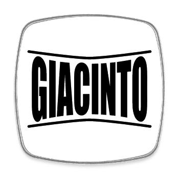 t-shirt Giacinto t-shirt gift idea - Square fridge magnet - white - Front