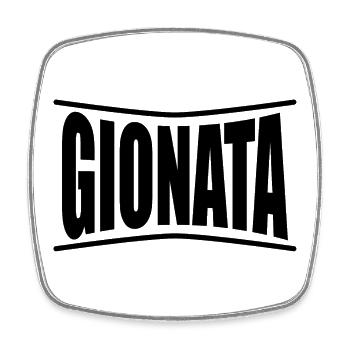 T-Shirt Gionata T-Shirt Geschenkidee - Viereckiger Kühlschrankmagnet - Weiß - Vorne
