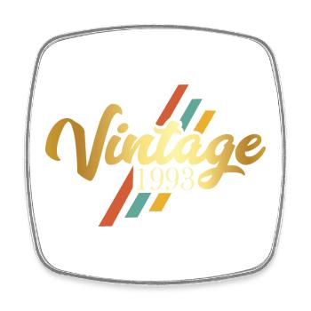 30th Birthday Vintage Sayings - Square fridge magnet - white - Front