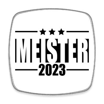 Meister 2023 Aufstiegstrikot Aufstieg 23 - Viereckiger Kühlschrankmagnet - Weiß - Vorne